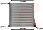 02014704 intercooler 3.0TD [495*593*40] 02014704 VAN WEZEL