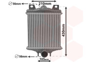 02014706 intercooler 3.0D, 4.4D [275*277*64] 02014706 VAN WEZEL