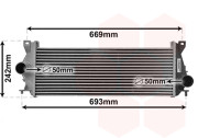 02014707 intercooler 2.2Td4, 2.4Td4, 2.5Td5 02014707 VAN WEZEL