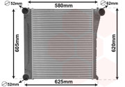 02014708 intercooler 4.4TD 02014708 VAN WEZEL