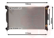 03002202 chladič 1.8i 20V AUT AC, 2.0i 20V AUT AC, 1.9TDi AUT AC 63040827 VAN WEZEL