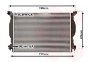 03002204 chladič 3.0i 30V AC, 3.2i 24V FSi AC 63044532 VAN WEZEL