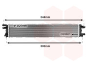 03002361 VAN WEZEL chladič 2.8i (±A,±AC), 3.0i (±A,±AC), 3.0TDi (+A,±AC), střední modul 03002361 VAN WEZEL