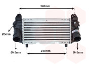 03004192 intercooler 1.2TDi AUTAC, 1.4TDi AUTAC 28013040 VAN WEZEL