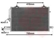 03005117 chladič klimatizace bez sušiče 2.0E 16V, 2.2E 20V (S4), 2.3E 20V, 2.6E 12V, 2.8E 12V, 4.2E 32V (S4) [555*368*16] 03005117 VAN WEZEL