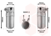 0300D153 sušič klimatizace 1.8i -> 2.8i (±AUT), 1.9TD (±AUT), 1.9TDi (±AUT), 2.5TDi (±AUT) 0300D153 VAN WEZEL