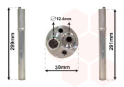 0300D298 VAN WEZEL sušič klimatizace pro všechny pohoné jednotky 0300D298 VAN WEZEL