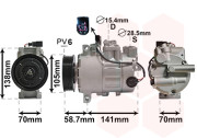 0300K279 kompresor klimatizace 1.8i, 2.0i, 2.7TDi, 3.0TDi 0300K279 VAN WEZEL