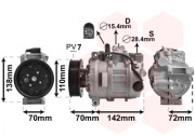 0300K381 kompresor klimatizace 3.6i DENSO VAN WEZEL