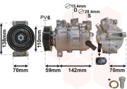 0300K401 VAN WEZEL 03/12- kompresor klimatizace 1.8TFSi, 2.0TFSi 0300K401 VAN WEZEL