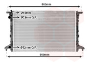 03012720 chladič 1.4TFSI, 2.0TFSI, 2.0TDi 03012720 VAN WEZEL