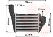 03014701 intercooler S4, 2.7T 03014701 VAN WEZEL