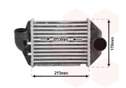 03014714 intercooler 2.7i 03014714 VAN WEZEL