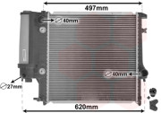 06002125 chladič 316i (+A ±AC), 318i/iS (+A±AC), 318Ti (+A +AC), 320i/iC (+A ±AC), 325i/iC (+A), 328i/iC (+AC) [440*440*32] 06002125 VAN WEZEL