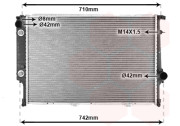 06002145 chladič 530i 32V, 730i / iL +AUT ±AC [650*440*32] 06002145 VAN WEZEL