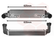 06004280 3/03- intercooler 318D (±AC), 320D (±AUT±AC), 330D (±AUT±AC) [540*130*50] 06004280 VAN WEZEL