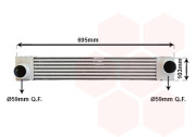 06004346 intercooler 525d (+AUT+AC), 530d (+AUT+AC), 630d (+AUT+AC) [543*105*97] 06004346 VAN WEZEL