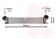 06004378 intercooler 116d, 118d, 120d, 318d, 320d [508*110*85] 06004378 VAN WEZEL