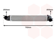 06004425 intercooler 1.6D, 2.0D [538*82*64] VAN WEZEL