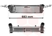 06004464 intercooler 1.6i (±A,±AC), 2.0i (±A,±AC), 2.0D (±A,±AC) 06004464 VAN WEZEL