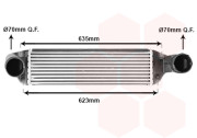 06004581 intercooler 2.0d (N47 D20 A)  [540*157*62] 06004581 VAN WEZEL