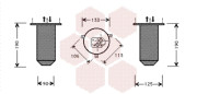 0600D216 sušič klimatizace 2.8i 24V (±AUT), 3.0i (±AUT), 3.5i 32V (±AUT), 4.0i (±AUT), 4.3i 32V (±AUT), 5.4i V12 (±AUT) 0600D216 VAN WEZEL
