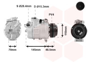 0600K332 03- kompresor klimatizace 330d, 330xd, 330Cd, 3.0d 0600K332 VAN WEZEL