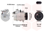 0600K384 -9/06 kompresor klimatizace 130i, 323i, 325i, 328i, 330i VAN WEZEL