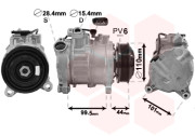 0600K492 kompresor klimatizace 2.0i, 2.D, 3.0D 0600K492 VAN WEZEL