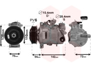 0600K495 kompresor klimatizace 1.6i 0600K495 VAN WEZEL