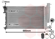 09002157 chladič 2.0i 16V AC 61037831 VAN WEZEL