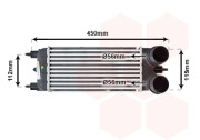 09004267 -6/17 intercooler 1.6THP 115kW [300*150*80] 09004267 VAN WEZEL