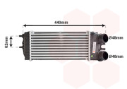 09004269 intercooler 1.6HDi 55kW, 66kW (motor DV6ATED4, DV6BTED4 bez filtru pevných částic) [300*147*85]  09004269 VAN WEZEL