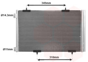 09005290 kondenzátor 1.2VTi, 1.6VTi, 1.6HDI 09005290 VAN WEZEL