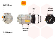 0900K253 kompresor klimatizace 2.0HDi, 2.0HDi FAP, 2.2HDi, 2.2 Hdi FAP VAN WEZEL