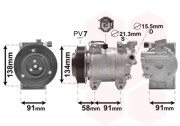 1300K344 kompresor klimatizace 2.5DCi 1300K344 VAN WEZEL