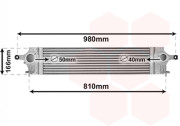 13014707 intercooler 2.0DCi 13014707 VAN WEZEL