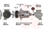 1301K703 kompresor klimatizace 1.6i 1301K703 VAN WEZEL