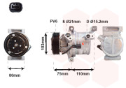 1501K702 kompresor klimatizace 1.5 dCi 1501K702 VAN WEZEL