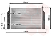 17002244 chladič 1.6i (+AC),1.8i (±AC), 2.4i (±AC), 1.9 JTD (±AC) [580*401*25] 17002244 VAN WEZEL