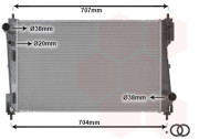 17002311 chladič 1.3MJTD 55kW AC 62039527 VAN WEZEL