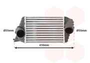 17004252 intercooler 1.9JTD AC 24017562 VAN WEZEL