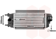 17004455 intercooler 0.9i, 1.3JTD VAN WEZEL