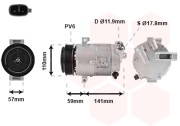 1700K333 kompresor klimatizace 1.6JTD, 1.9JTD, 1.9DDiS, 2.0DDiS VAN WEZEL