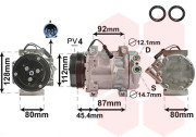 1700K366 kompresor klimatizace 2.3JTD, 3.0JTD typ SANDEN VAN WEZEL