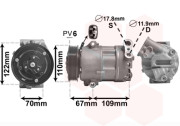 1700K408 kompresor klimatizace 1.3JTD (±A)  1700K408 VAN WEZEL