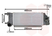 17014710 VAN WEZEL intercooler 1.3JTD [290*130*65] 17014710 VAN WEZEL