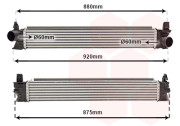 17014713 intercooler 2.0 BlueHDi, 2.2 BlueHDi, 2.3D [710*110*80] 17014713 VAN WEZEL