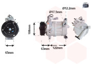 1701K708 kompresor klimatizace 1701K708 VAN WEZEL