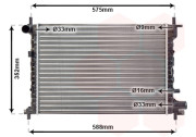 18002219 chladič 1.25 AC, 1.4 AC 50236328 VAN WEZEL